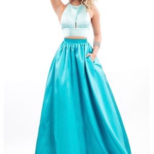 Rachel Allan Prom 2 piece size 6